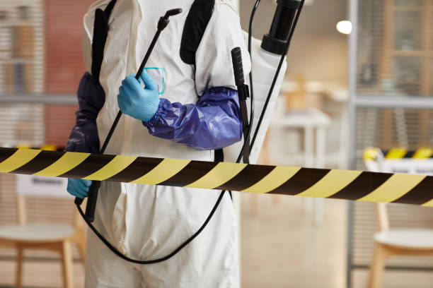 Professional Blood Cleanup technician working in Athens, MI